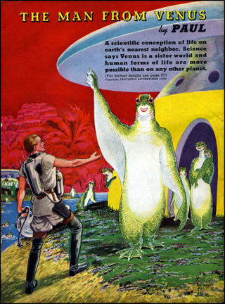 Illustration for article titled Alien life in our solar system, according to pulp-art legend Frank R. Paul